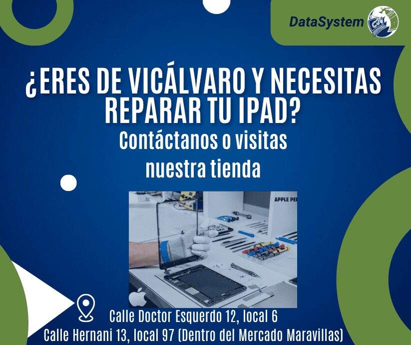 reparación iPad Vicálvaro
